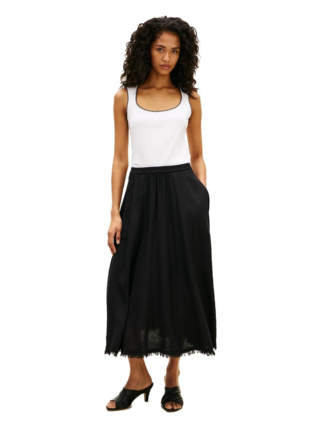 imageTommy Hilfiger Womens Cotton Sleeveless Scoop Neck Tank with Collar DesignEcru