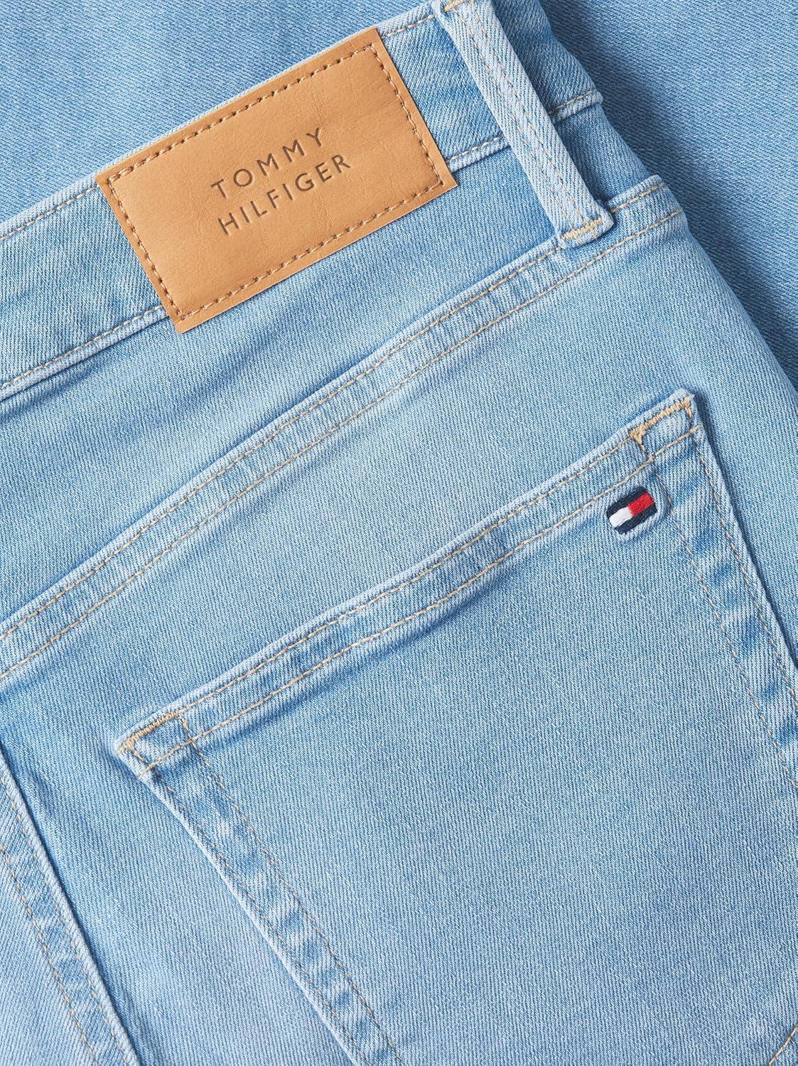 imageTommy Hilfiger Womens Mid Rise Skinny Jeans with StretchLight Blue