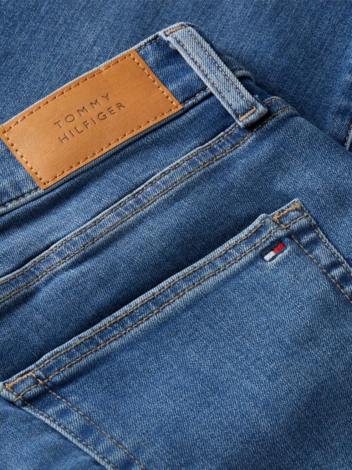 imageTommy Hilfiger Womens Mid Rise Skinny Jeans with StretchMid Blue