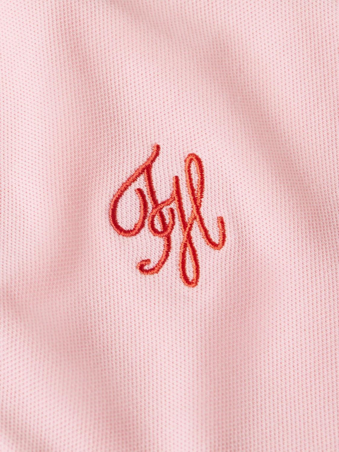 imageTommy Hilfiger Womens Short Sleeve V Neck Polo Dress Casual Tennis Dress with Script LogoClassic Pink