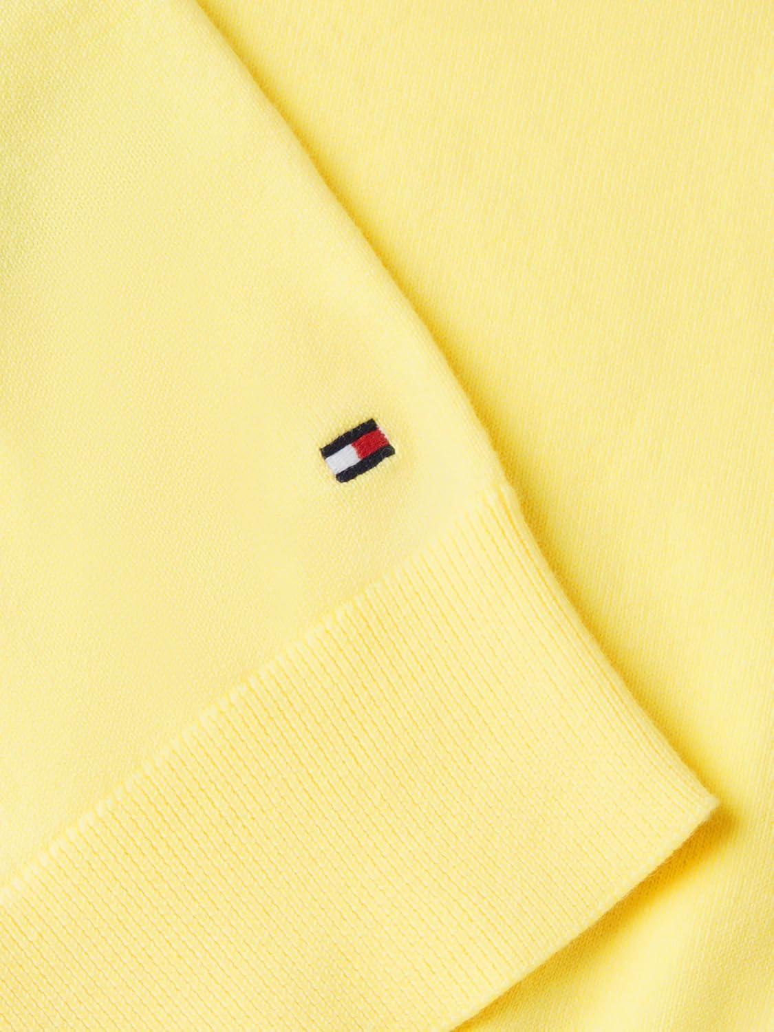 imageTommy Hilfiger Womens Sleeveless Cotton Crew Neck Sweater Knit Sweater Vest TopCitronella