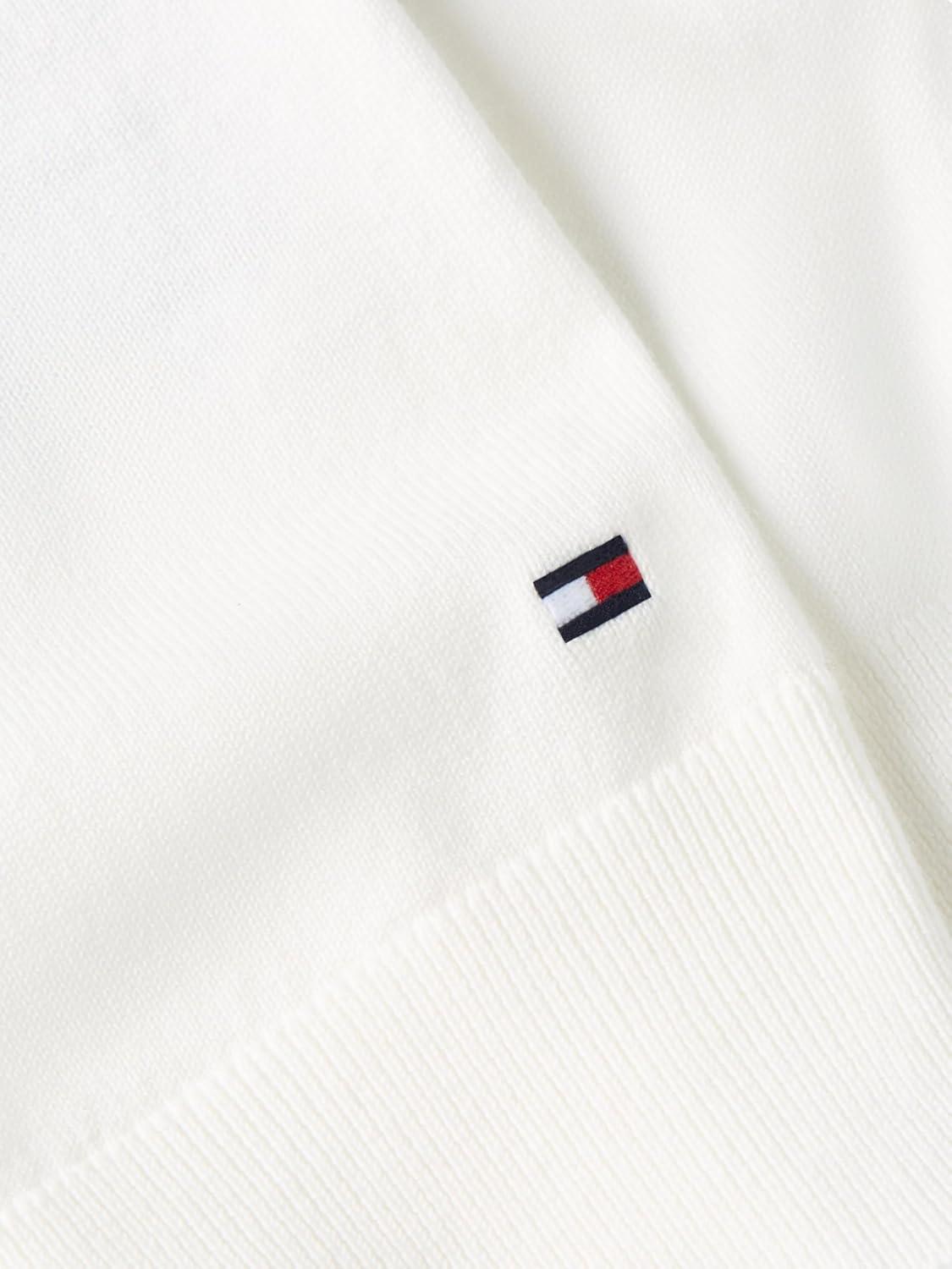 imageTommy Hilfiger Womens Sleeveless Cotton Crew Neck Sweater Knit Sweater Vest TopEcru