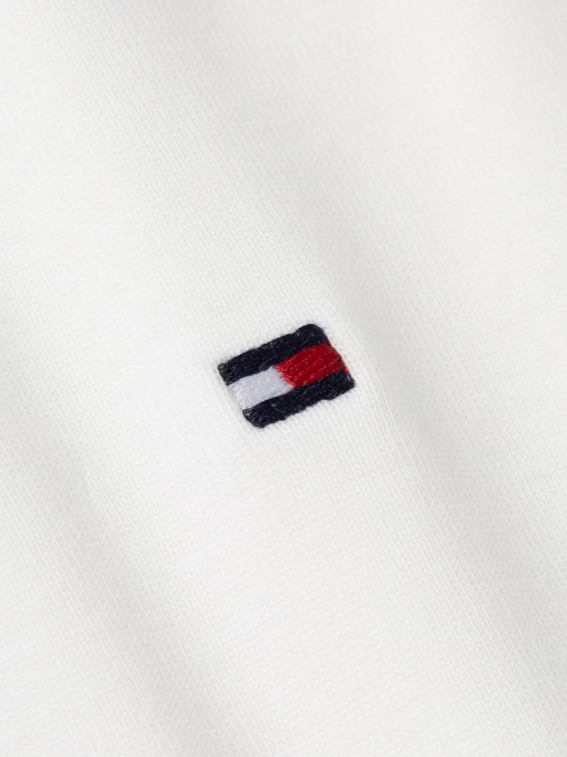 imageTommy Hilfiger Womens Sleeveless Cotton Crew Neck TShirts with Flutter SleeveEcru
