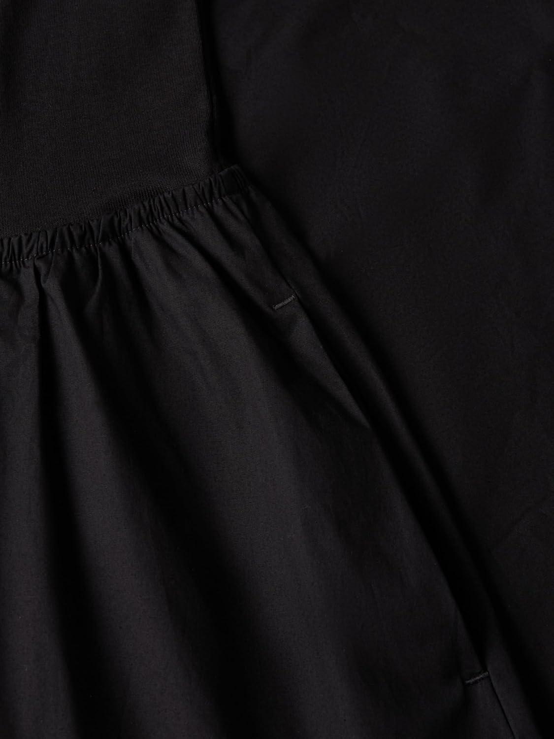 imageTommy Hilfiger Womens Sleeveless Cotton Midi Dress with Pockets and StretchBlack