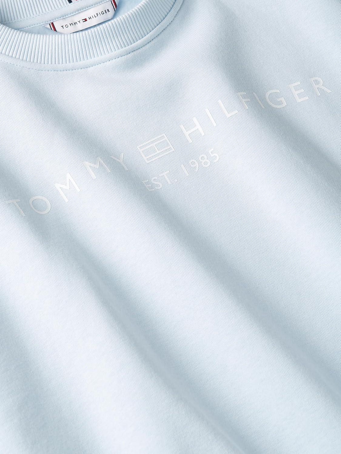 imageTommy Hilfiger womens Medium Weight Crew Neck Sweatshirt Pullover With LogoKeepsake Blue