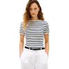 Dark Night Navy / Ecru Stripe
