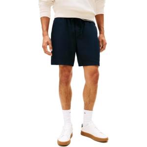 Tommy Hilfiger Men’s Casual Linen Shorts 7 Inch with Stretch(Desert Sky)