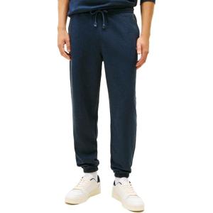 Tommy Jeans Men’s Casual Jogger Sweatpants with Embroidered Flag Logo(Dark Night Navy Heather)