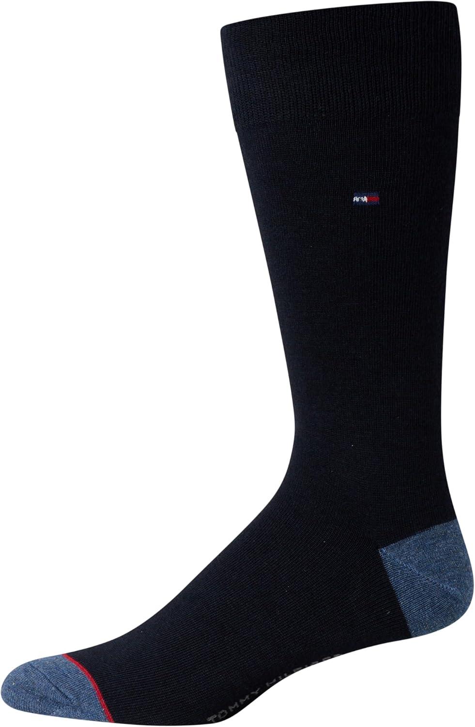 imageTommy Hilfiger Mens Dress Socks 8PackBlue Assorted