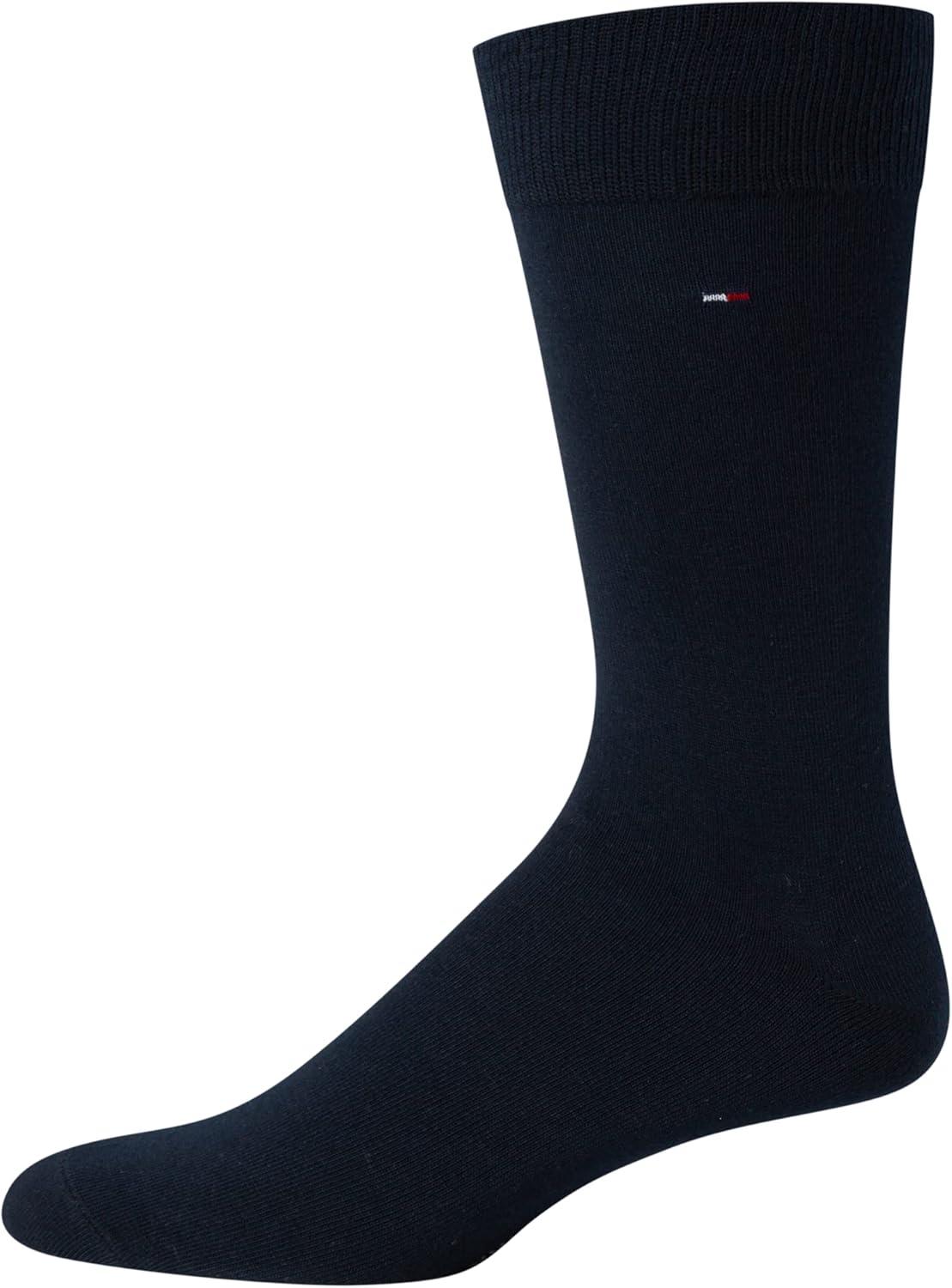 imageTommy Hilfiger Mens Dress Socks 8PackNavy Assorted