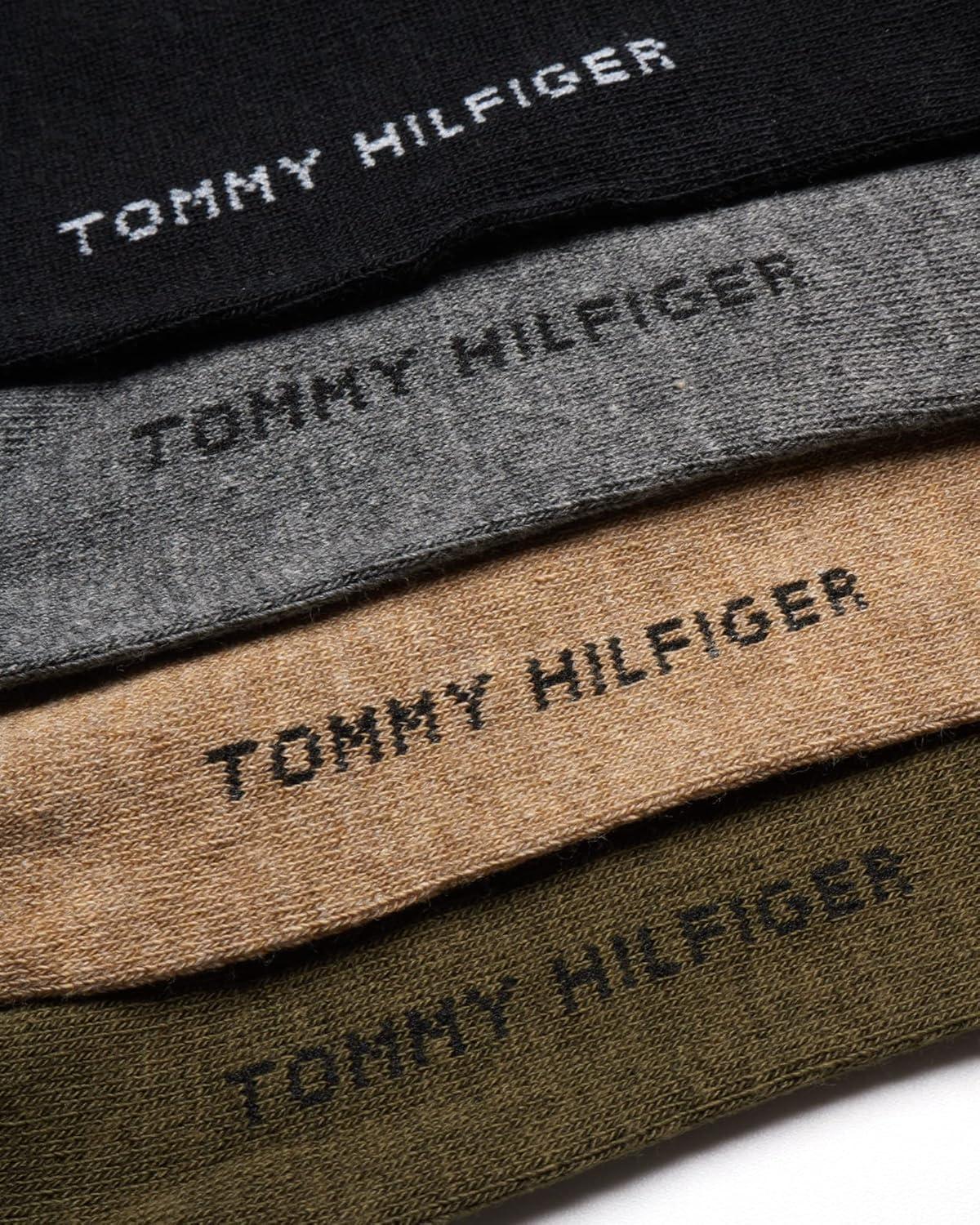 imageTommy Hilfiger Mens Dress Socks 8PackOlive