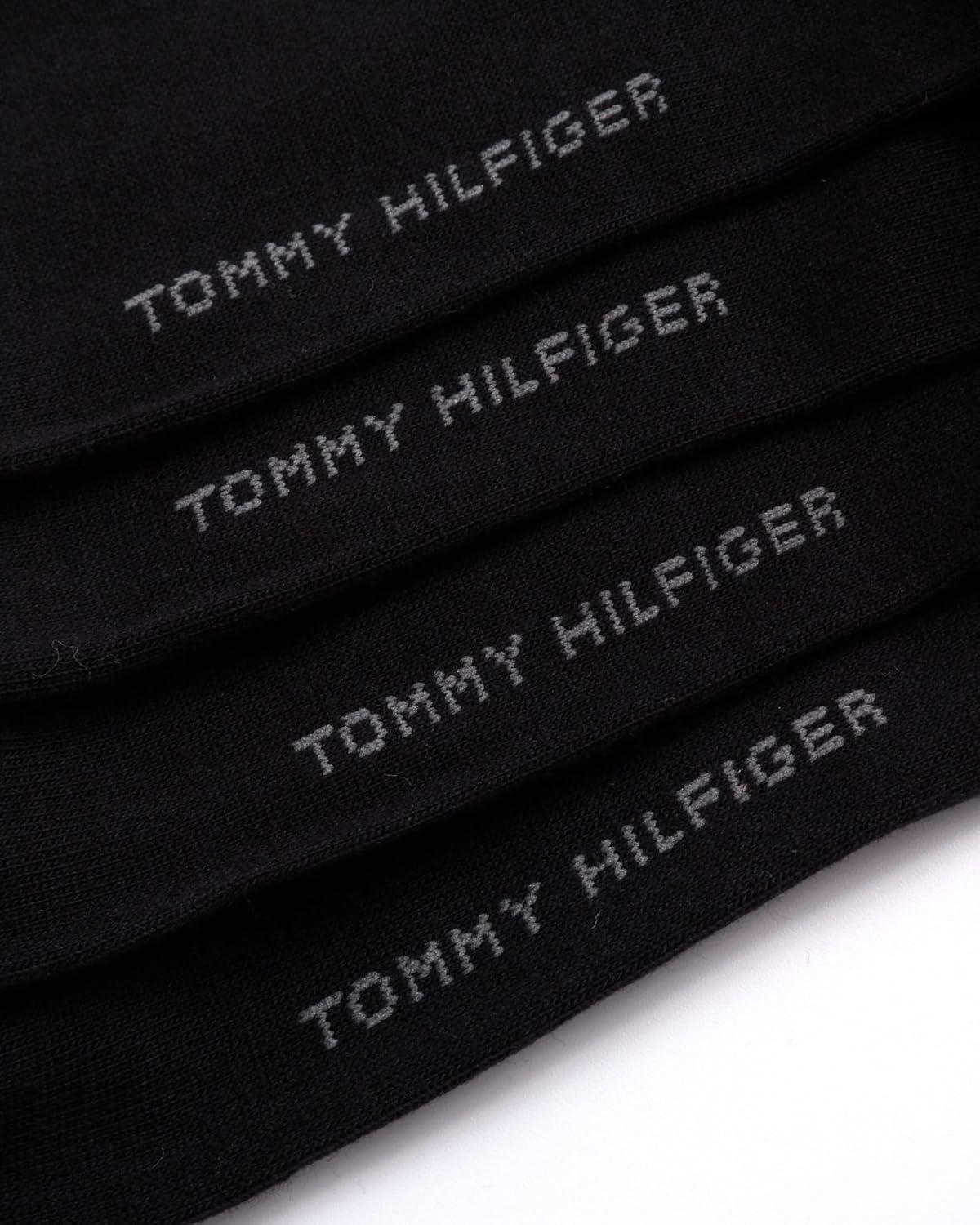 imageTommy Hilfiger Mens Dress Socks 8PackPure Black