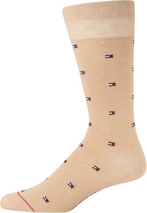 imageTommy Hilfiger Mens Dress Socks 8PackTan Multi