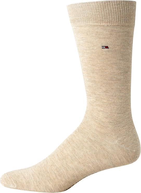 imageTommy Hilfiger Mens Dress Socks 8PackTaupe Heather Assorted