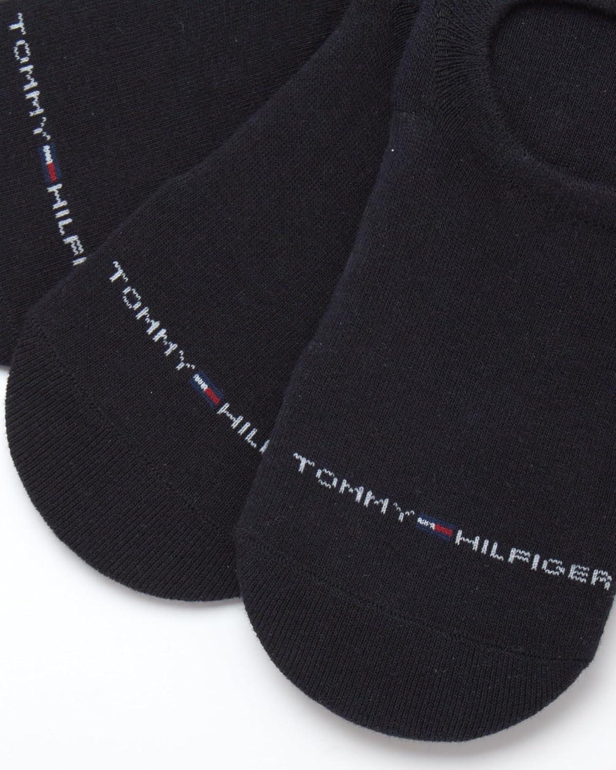 imageTommy Hilfiger Mens No Show Socks 6 Pack Cotton Blend Stretch Soft Cushioned Casual Athletic Sports Liners Low Cut SocksNavy
