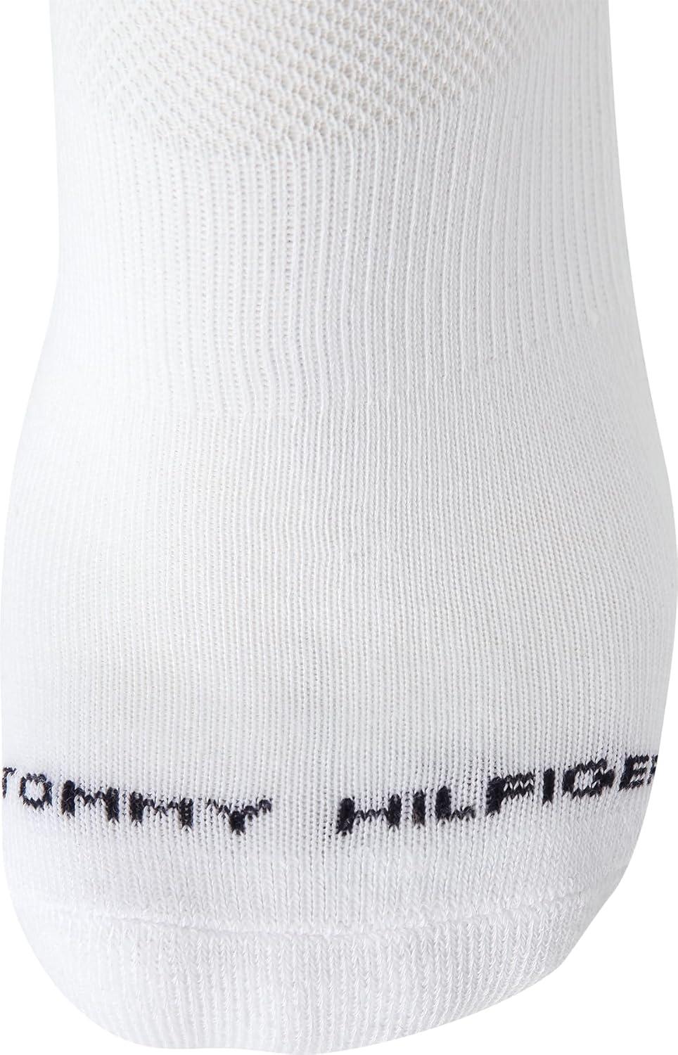 imageTommy Hilfiger Mens Quarter Socks 6 Pack Soft Cushioned Athletic Performance Ankle Socks for Men with Arch SupportPremium White