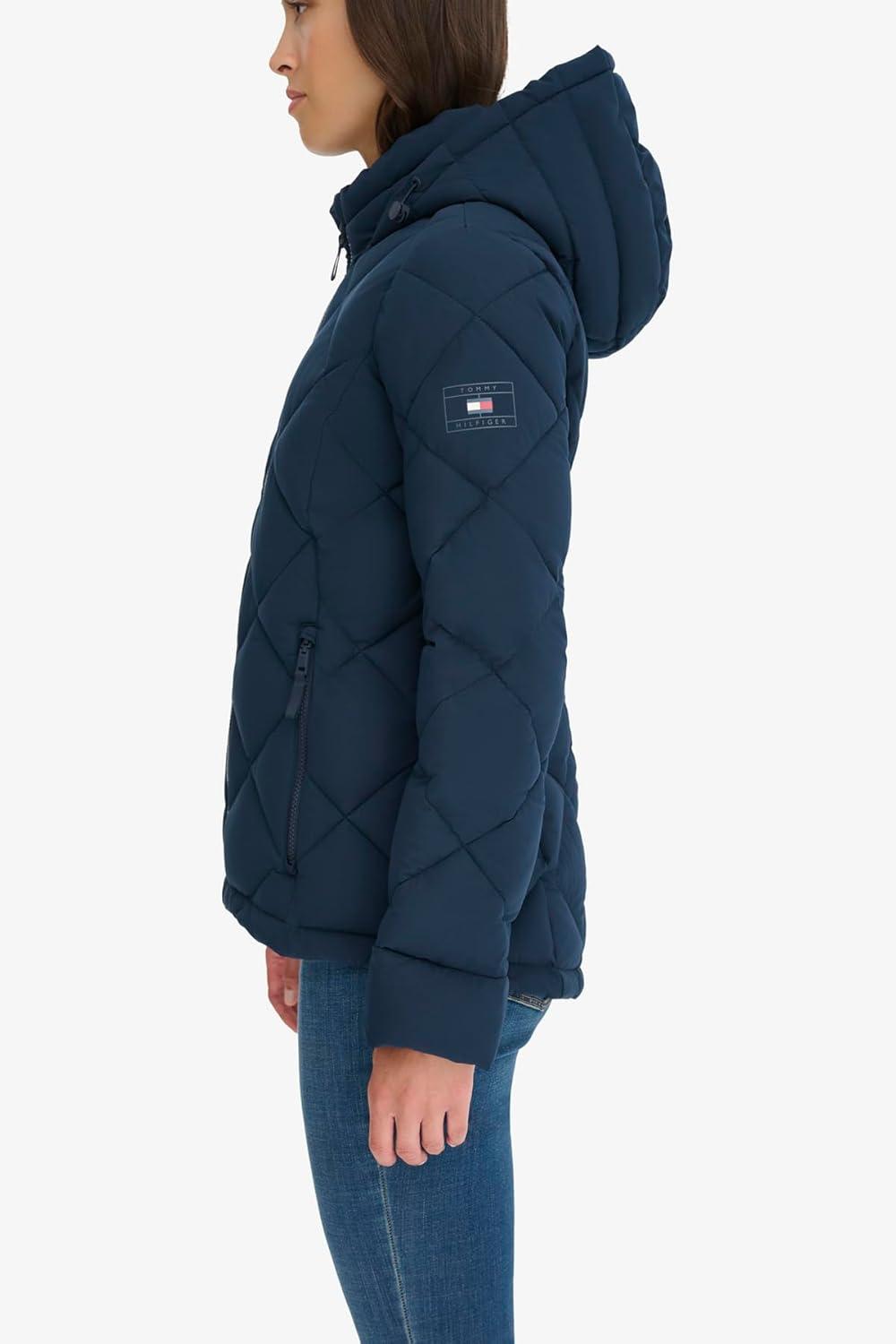 imageTommy Hilfiger Womens Every Day Essential Lightweight CoatNavy