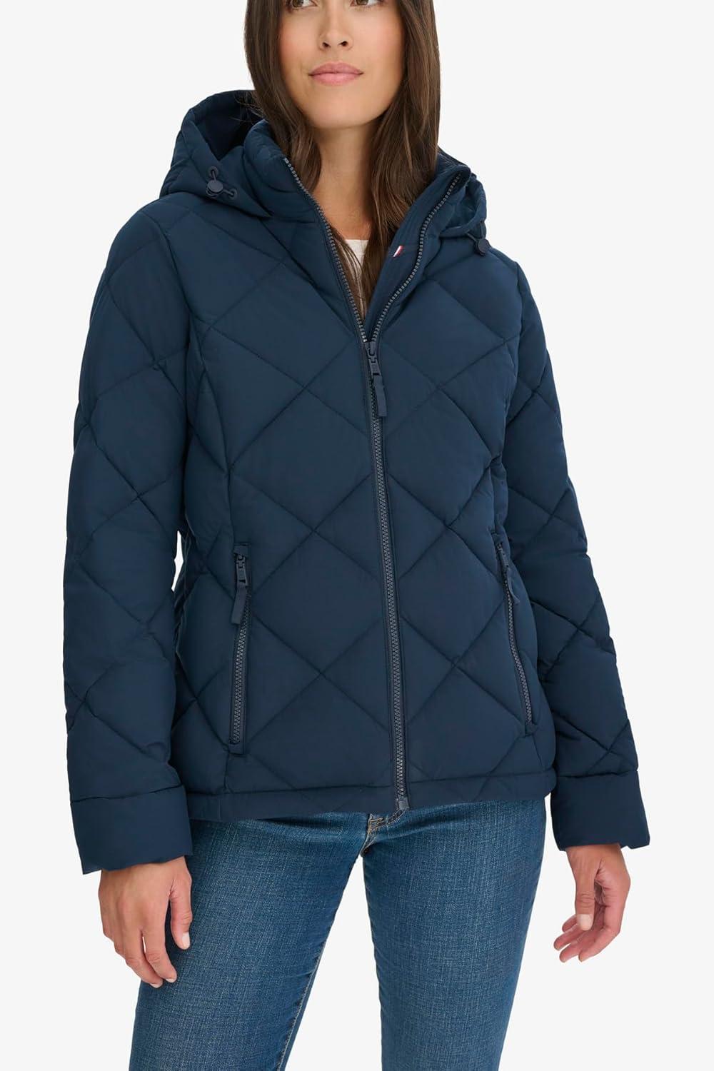 imageTommy Hilfiger Womens Every Day Essential Lightweight CoatNavy