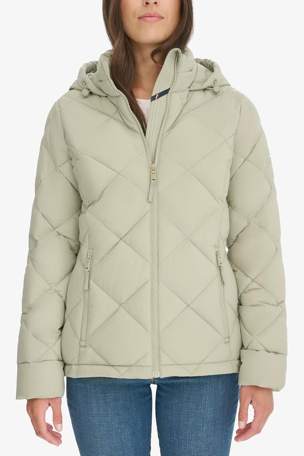 imageTommy Hilfiger Womens Every Day Essential Lightweight CoatSeagrass