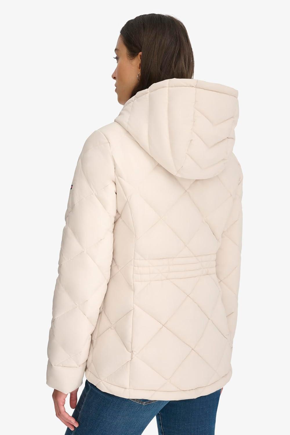 imageTommy Hilfiger Womens Every Day Essential Lightweight CoatWhitesand