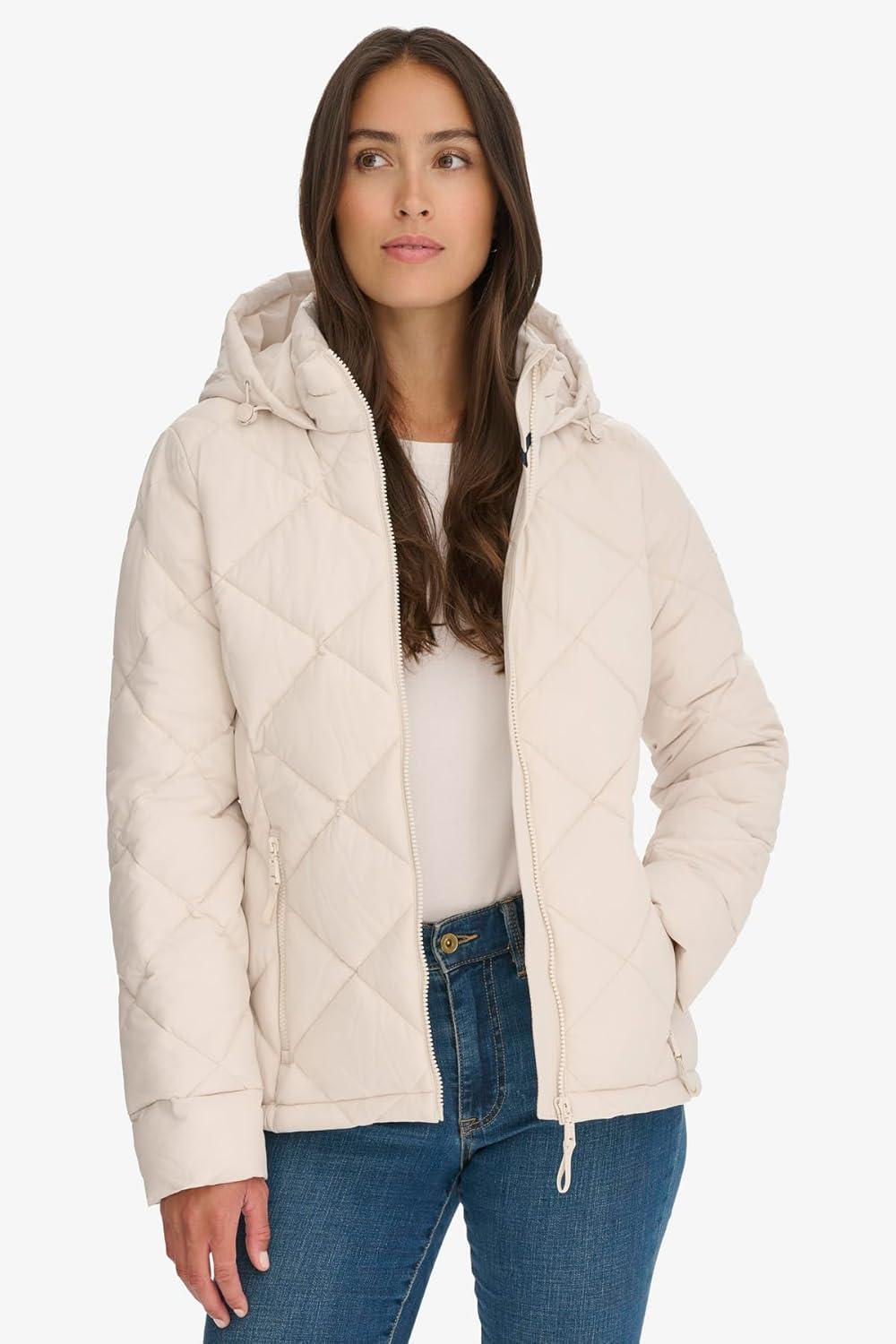 imageTommy Hilfiger Womens Every Day Essential Lightweight CoatWhitesand