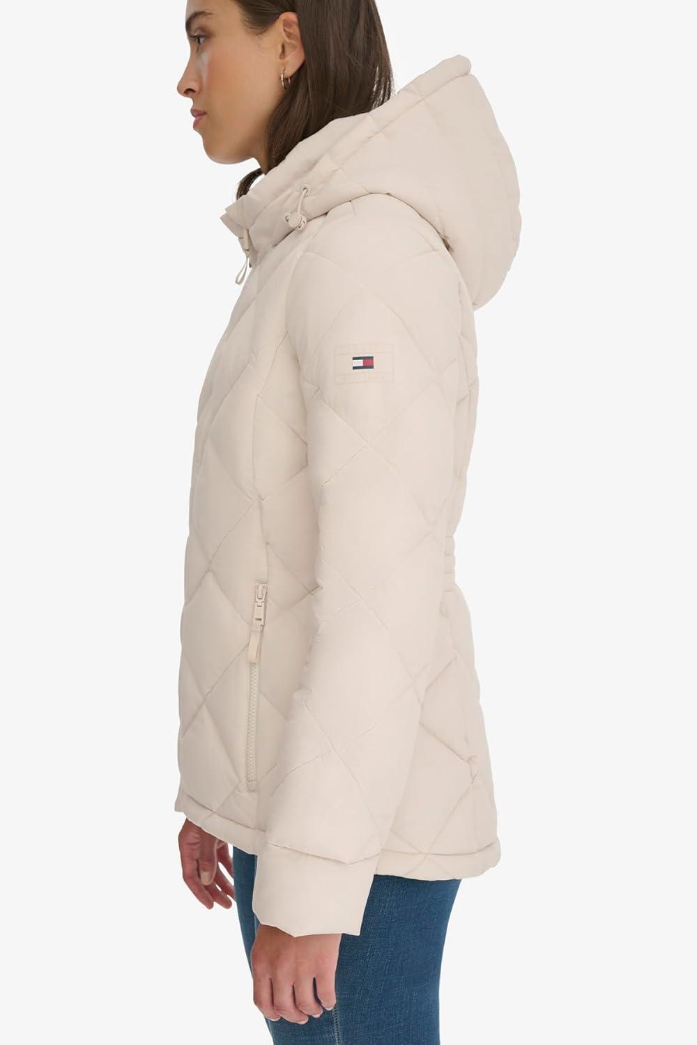 imageTommy Hilfiger Womens Every Day Essential Lightweight CoatWhitesand