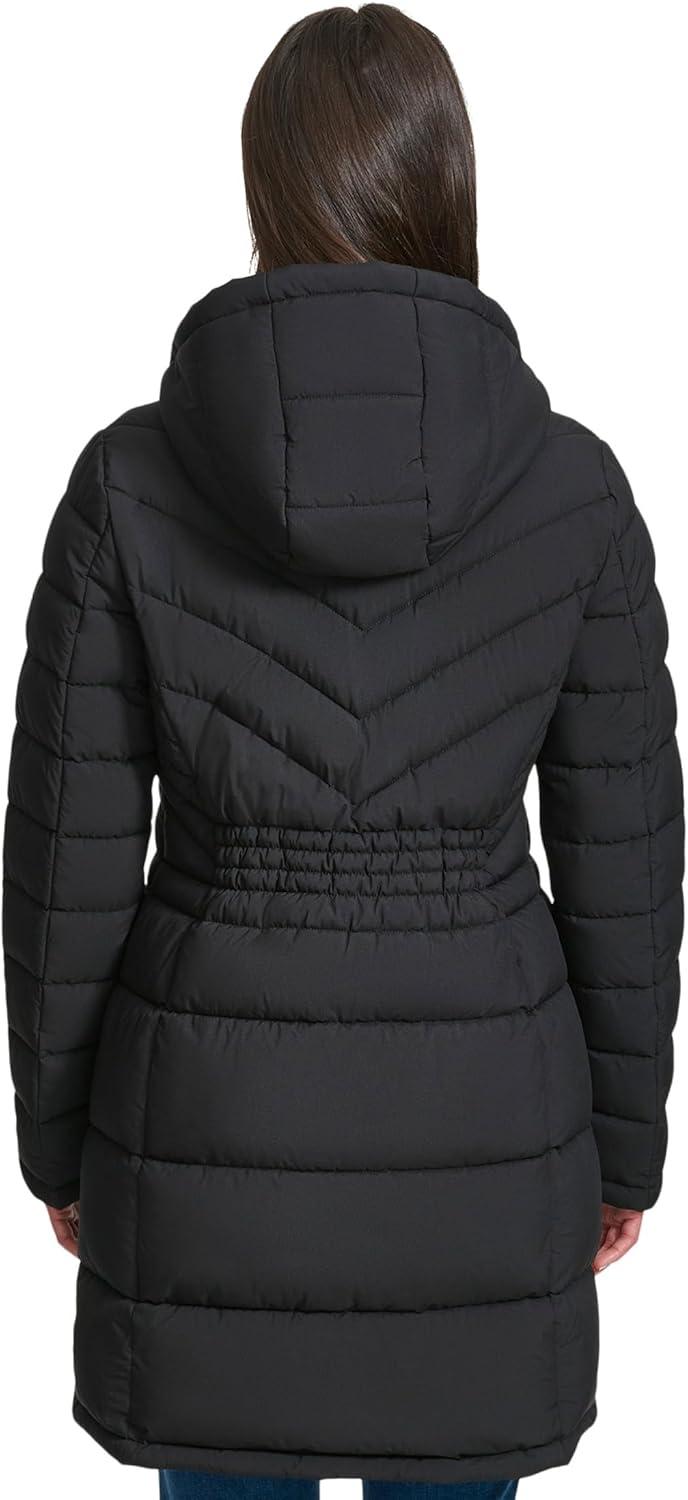 imageTommy Hilfiger Womens Every Day Essential Long Lightweight CoatBlack