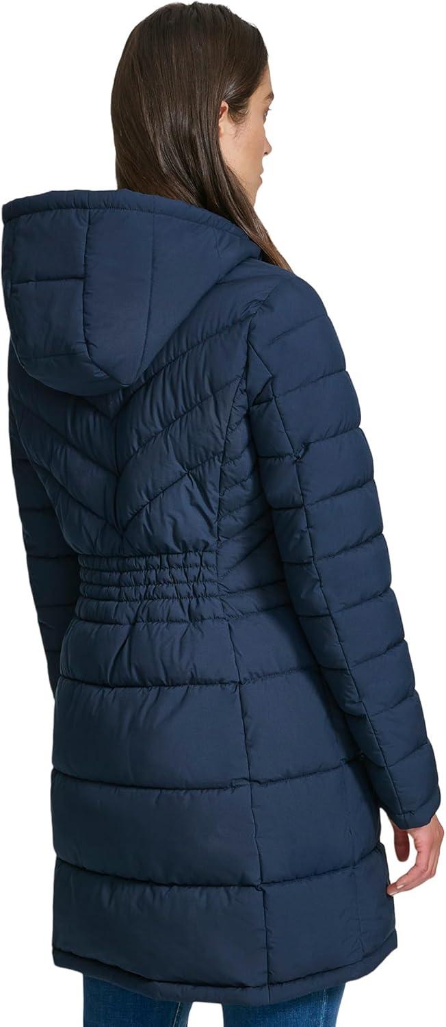 imageTommy Hilfiger Womens Every Day Essential Long Lightweight CoatNavy