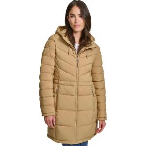 Tommy Hilfiger Womens Every Day Essential Long Lightweight Coat(Camel)