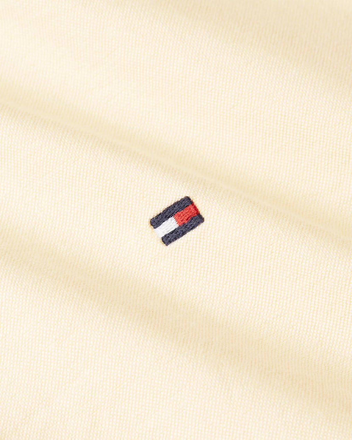 imageTommy Hilfiger Mens Heritage Oxford Solid Regular Long Sleeve ShirtsCitronella