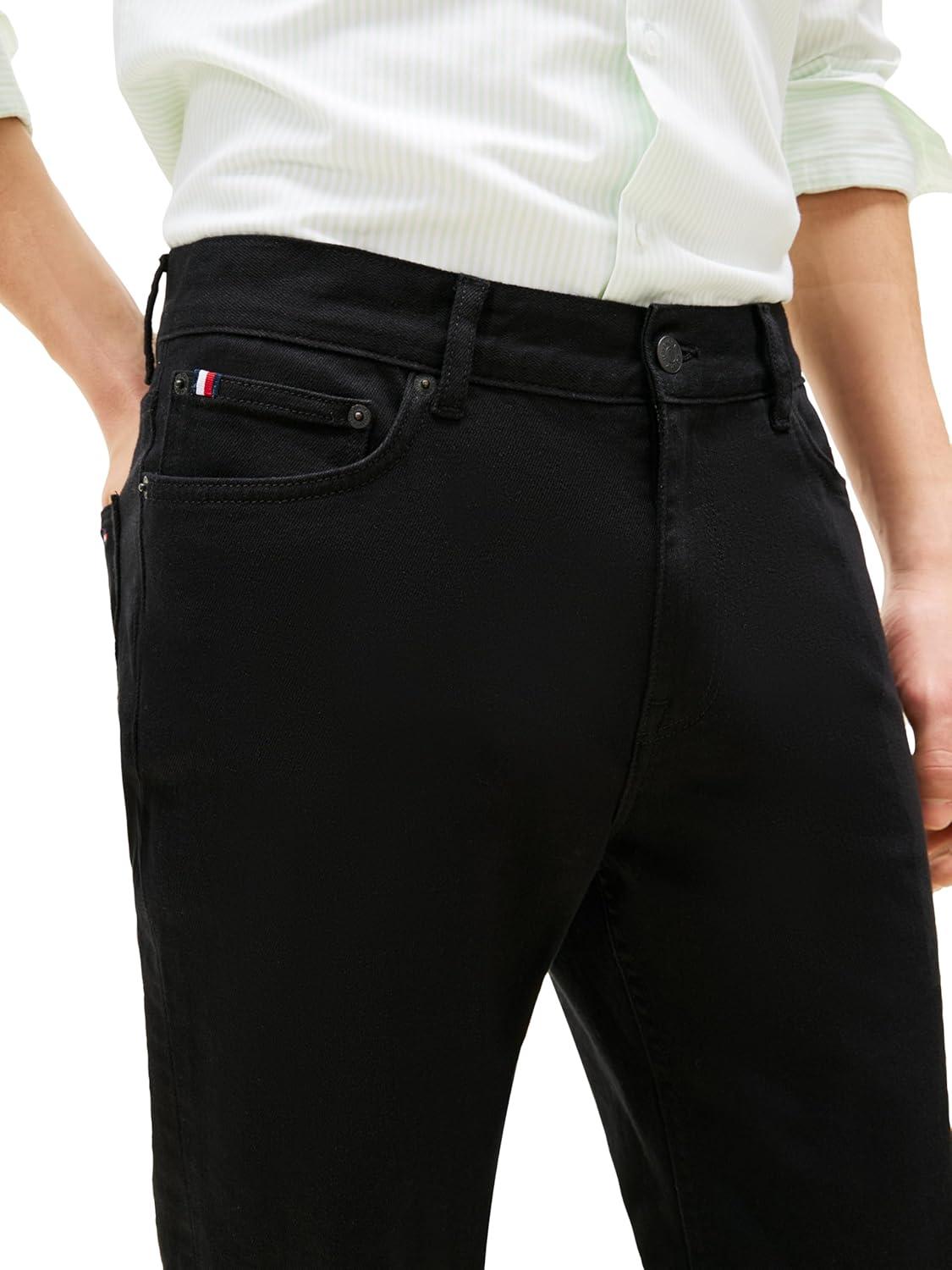 imageTommy Hilfiger Mens Slim Fit Stretch Jeans for MenBlack