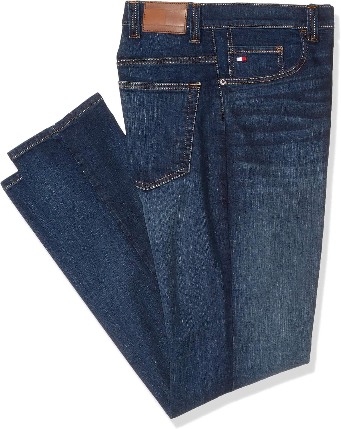imageTommy Hilfiger Mens THD Relaxed Fit JeansDark Wash
