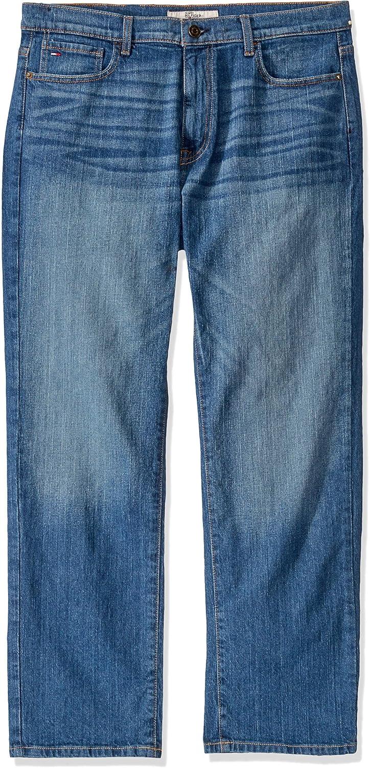 imageTommy Hilfiger Mens THD Relaxed Fit JeansMedium Wash