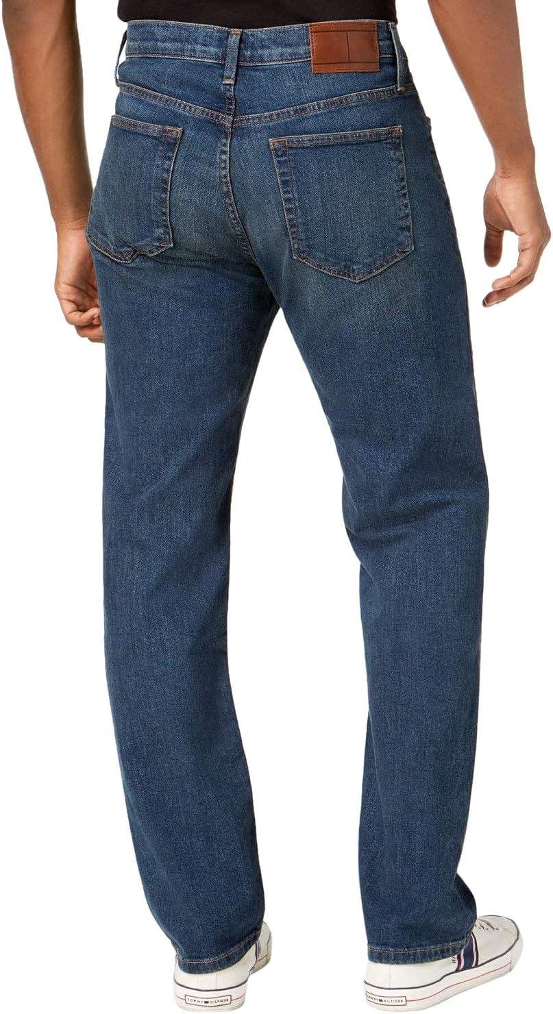 imageTommy Hilfiger Mens THD Relaxed Fit JeansVintage Dark Wash