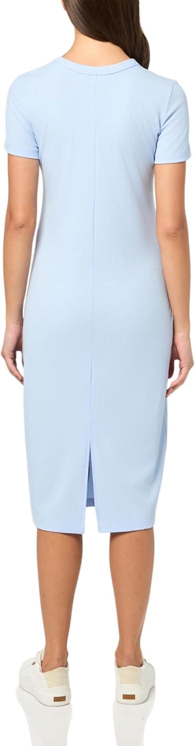 imageTommy Jeans Womens Bodycon Midi Dress with Logo DetailSweet Blue