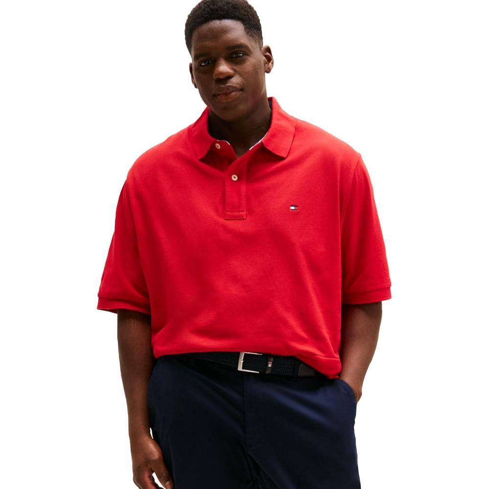 imageTommy Hilfiger Mens Polo ShirtRegal Red