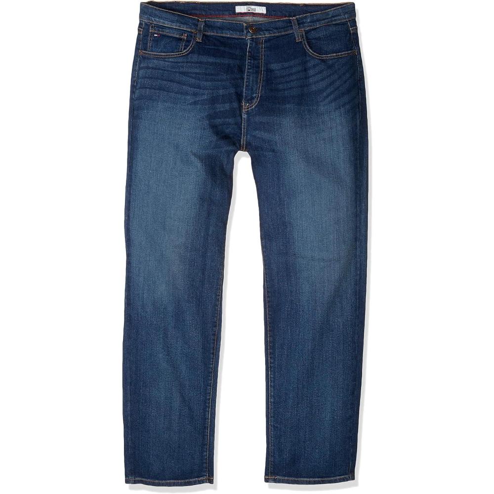 imageTommy Hilfiger Mens THD Relaxed Fit JeansDark Wash