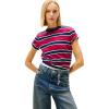 Lavish Cerise / Multi Stripe