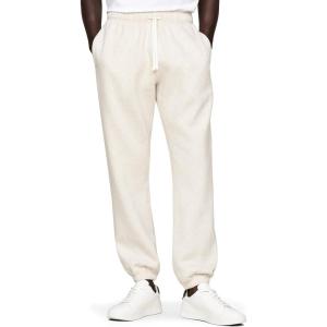 Tommy Hilfiger Men’s Casual Fleece Lined Jogger Sweatpants, Also Available in Big & Tall(Heathered Oatmilk)