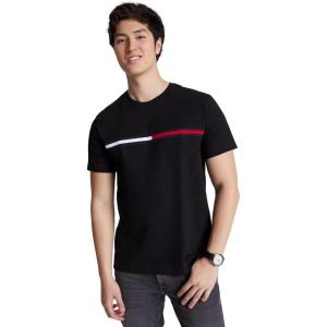 Tommy Hilfiger Mens Short Sleeve Tino T-Shirt(Black)