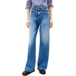 Tommy Jeans Women’s Claire High Rise Wide Leg Jeans(Denim Medium)