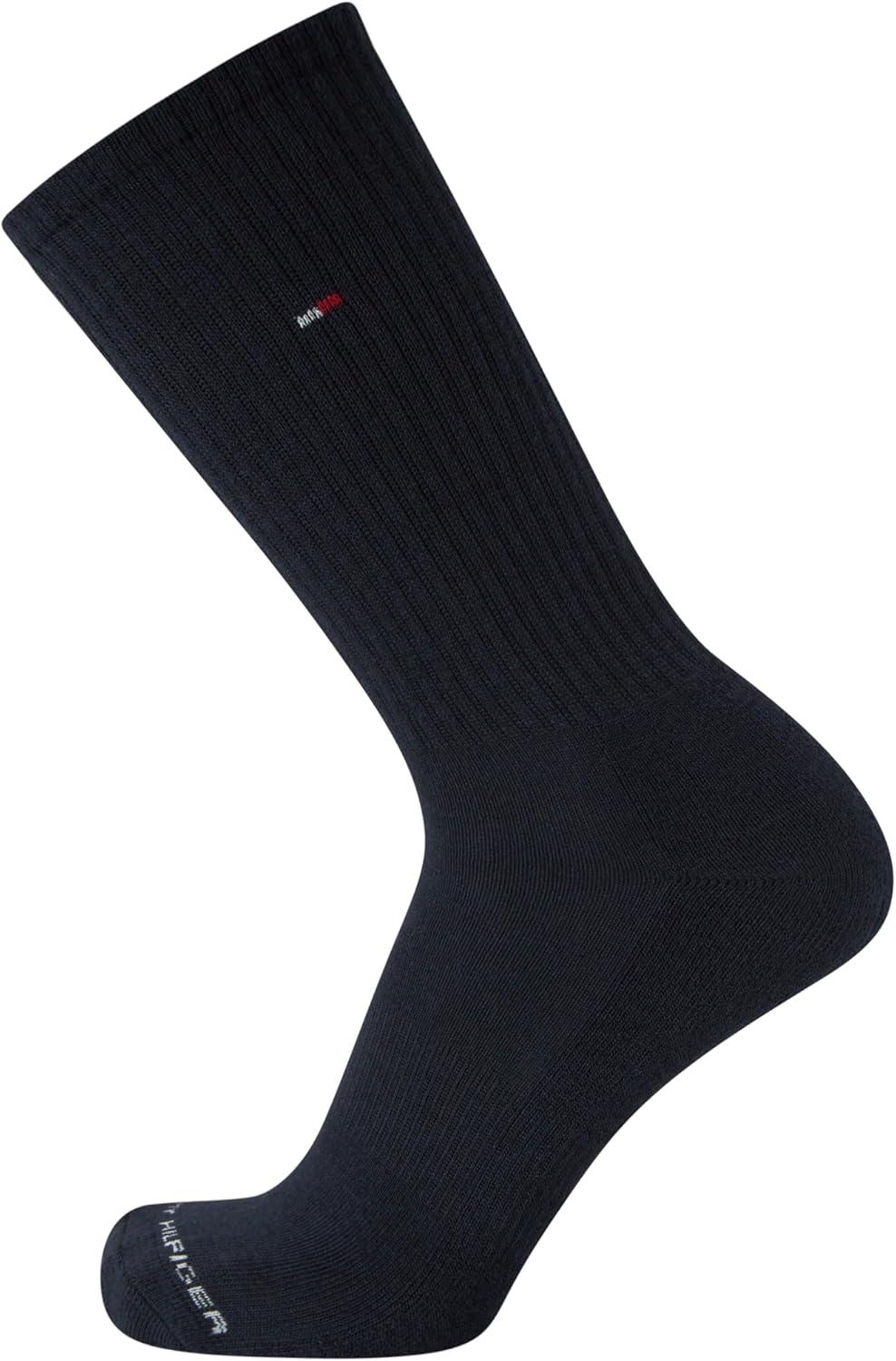 imageTommy Hilfiger Mens Athletic Cushioned Crew Socks 5PackNavy