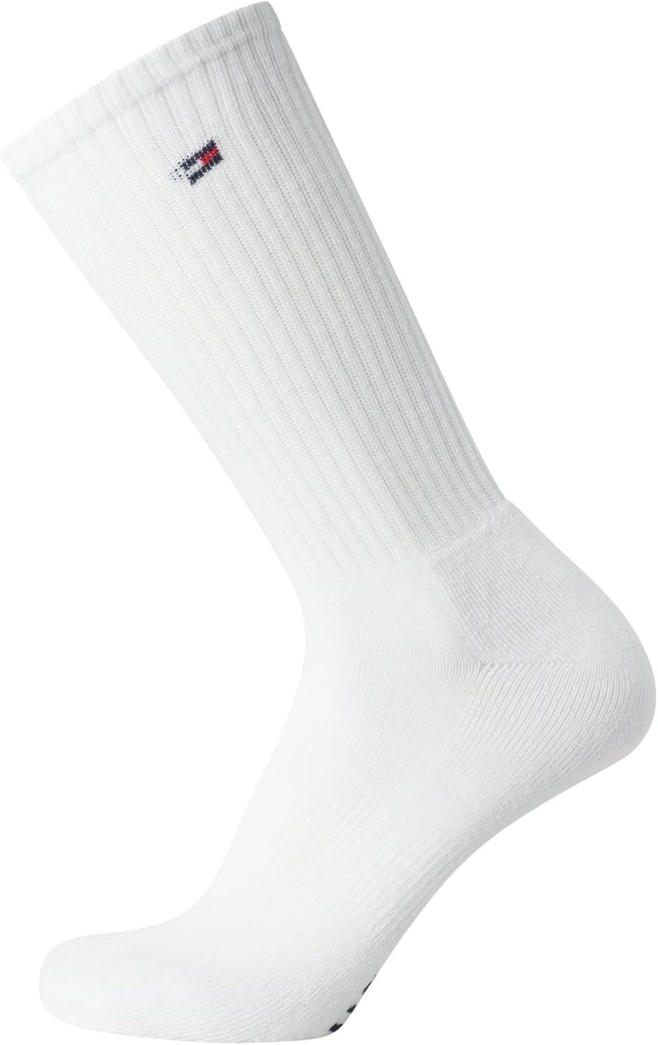 imageTommy Hilfiger Mens Athletic Cushioned Crew Socks 5PackWhite