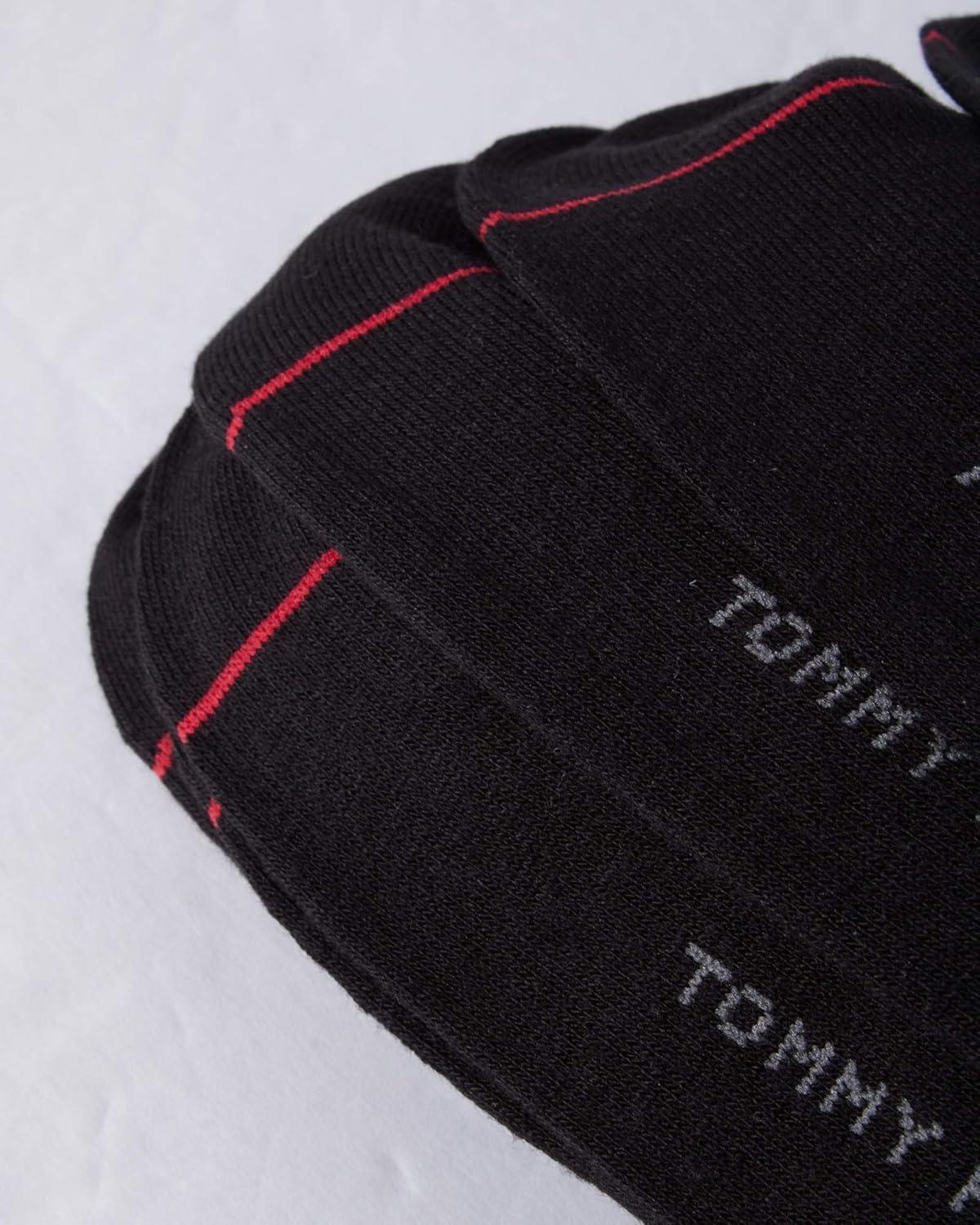 imageTommy Hilfiger Mens Dress Socks 5 Pack Lightweight Everyday Crew Work Socks for Men for Casual amp Formal Wear Size 712Black