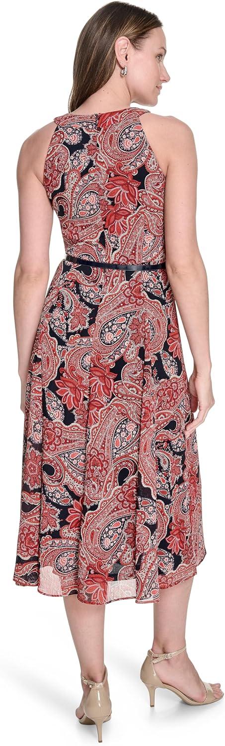 imageTommy Hilfiger Solo Dot Chiffon Midi DressSky CaptainSamba