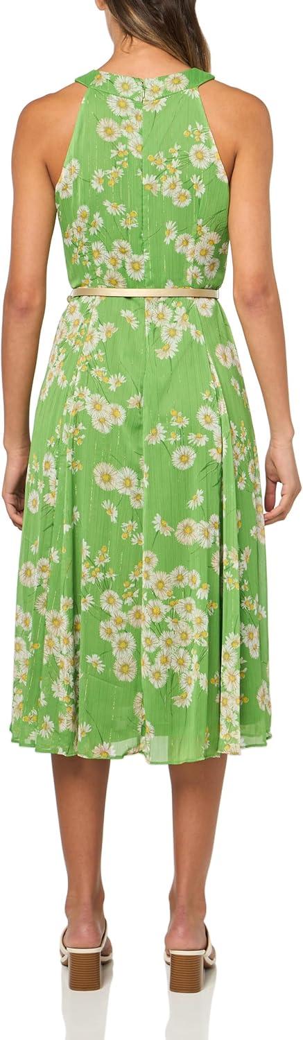 imageTommy Hilfiger Solo Dot Chiffon Midi DressTea Tree Multi