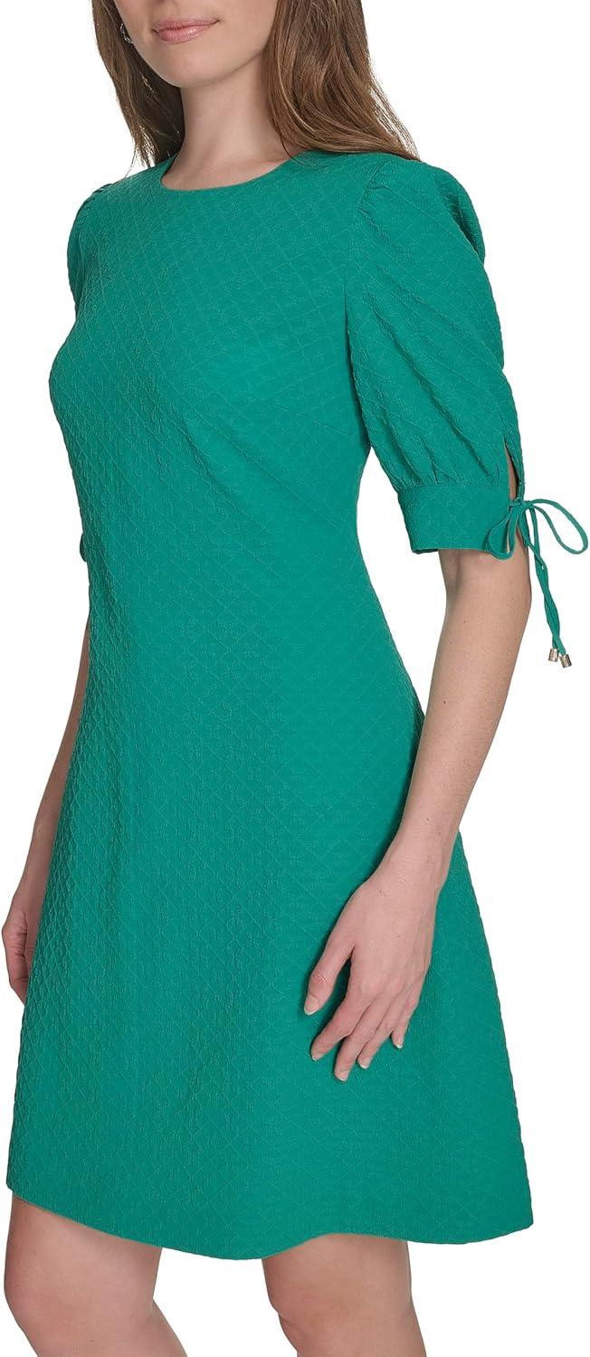 imageTommy Hilfiger Womens 34 Sleeves Diamond Bouquet Shift DressParakeet