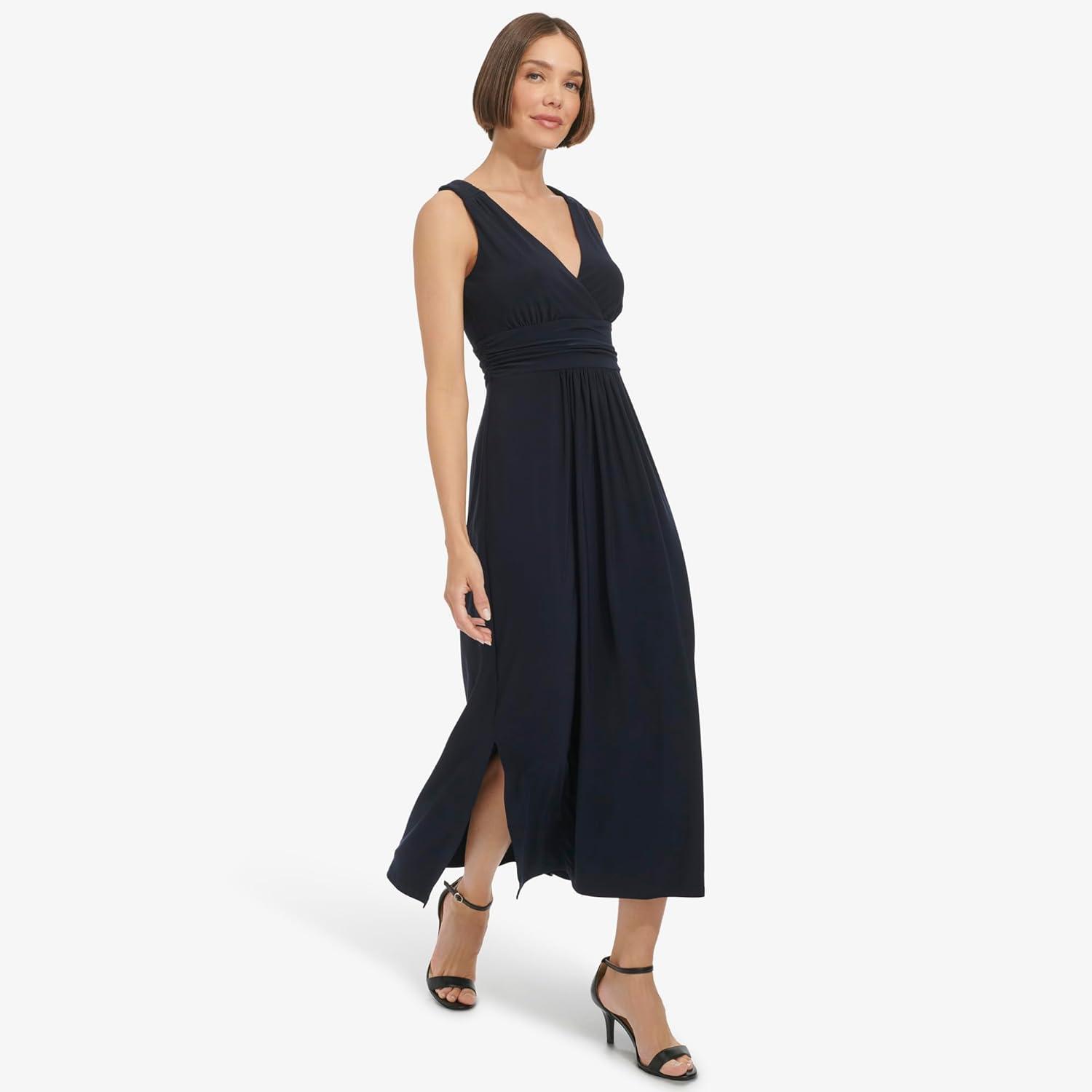 imageTommy Hilfiger Womens Floral Maxi DressSky Captain