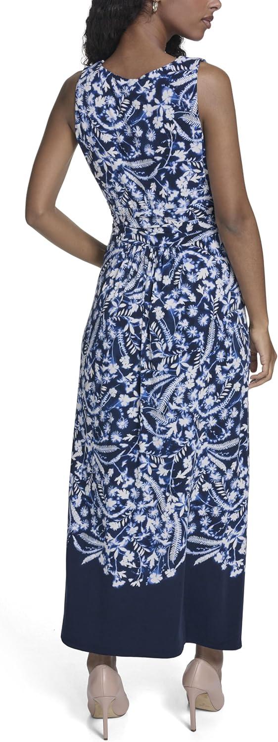 imageTommy Hilfiger Womens Floral Maxi DressSky Captain Multi