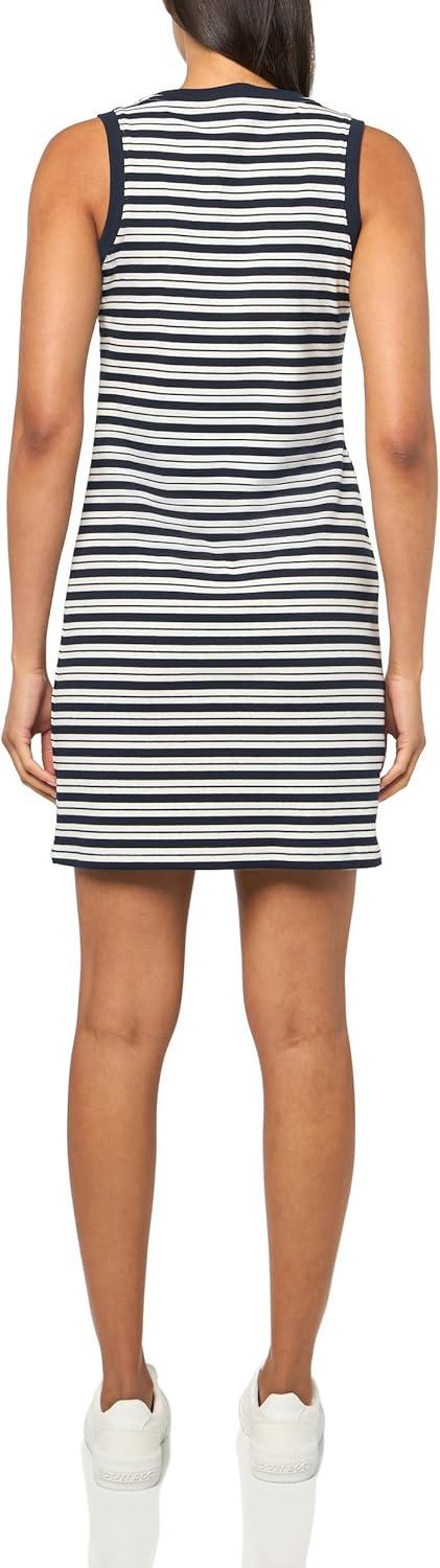 imageTommy Hilfiger Womens Sleeveless Rib Knit Chatham Tank DressSky CaptainIvory